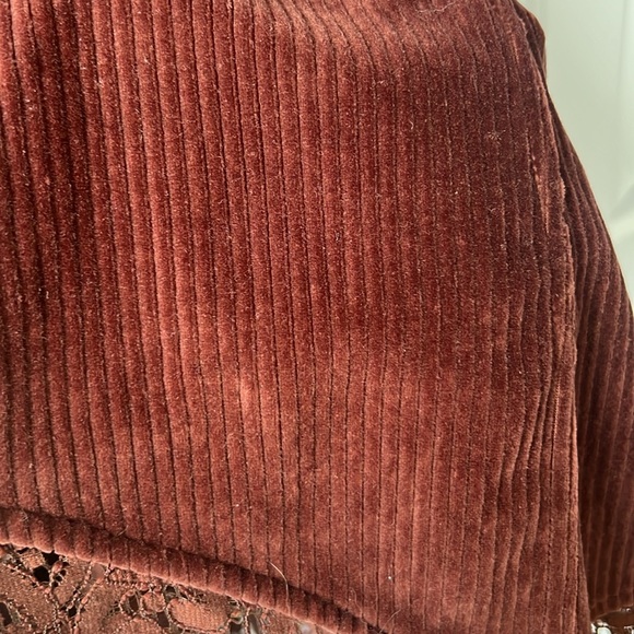Brown corduroy dress cardigan/jacket - Picture 5 of 7